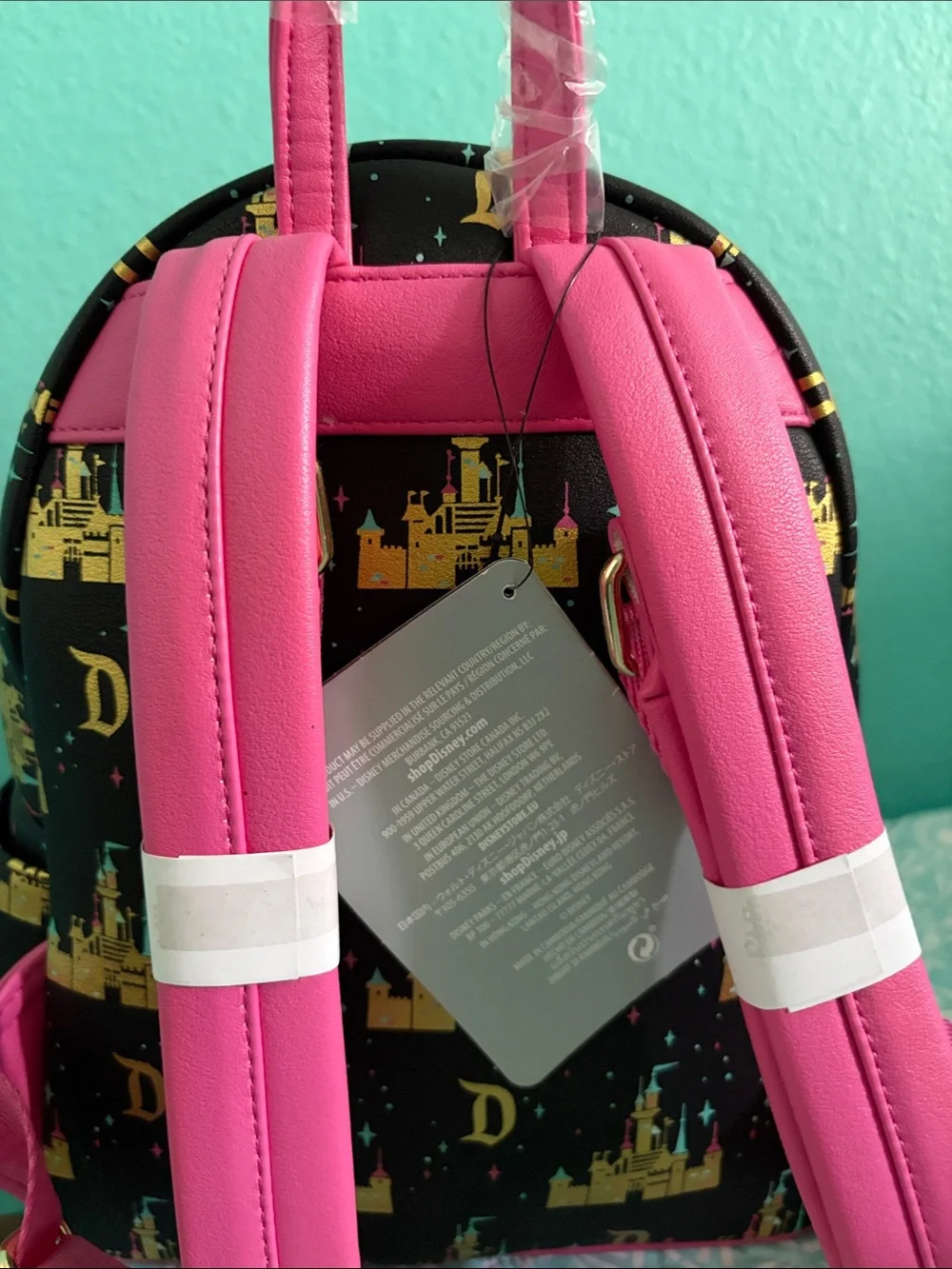Loungefly Disney Parks Exclusive Backpack Disneyland Sleeping Beauty Castle BNWT